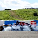 Max Verstappen (NDL) Scuderia Toro Rosso locks up at Formula One Testing, Day Four, Jerez, Spain, 4  February 2015.