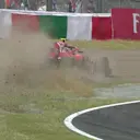 FP3: Raikkonen takes a trip through the gravel after running wide 