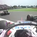 RACE: Hartley picks up damage in Ocon clash