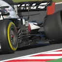 RACE: Leclerc runs into the back of Magnussen during early scrap 