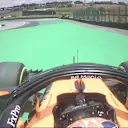 FP1: Norris gets it wrong at Turn 4 in Brazil