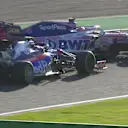 Japanese GP: Perez crashes out after contact with Gasly