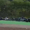 BRAZILIAN GP: Magnussen spins after damaging Ricciardo contact