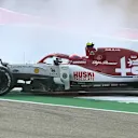FP2: Giovinazzi survives high-speed esses spin