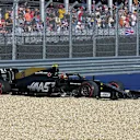 US GP: Magnussen ends his race in the Turn 12 gravel