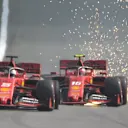 BRAZILIAN GP: Double DNF for Ferrari as Vettel and Leclerc collide