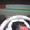 FP2: Kubica survives an early spin on cold tyres