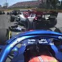 Canadian GP: Albon loses front wing after opening lap contact