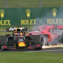 British GP: Vettel runs into back of Verstappen, putting both off