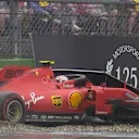 GERMAN GP : Leclerc's race over as he beaches Ferrari in gravel