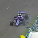 FP2: Albon crashes out with less than five minutes gone