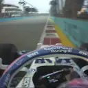 FP3: Perez's right-rear wheel hits the Turn 22 wall - hard!