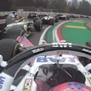2020 Emilia Romagna Grand Prix: Stroll loses front wing in clash with Ocon