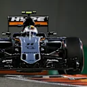 Sergio Perez (MEX) Force India VJM08 at Formula One World Championship, Rd19, Abu Dhabi Grand Prix, Practice, Yas Marina Circuit, Abu Dhabi, UAE, Friday 27 November 2015. © Sutton Motorsport Images