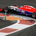 Will Stevens (GBR) Manor F1 Team at Formula One World Championship, Rd19, Abu Dhabi Grand Prix, Qualifying, Yas Marina Circuit, Abu Dhabi, UAE, Saturday 28 November 2015. © Sutton Motorsport Images