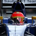 Felipe Nasr (BRA) Sauber C34 at Formula One World Championship, Rd19, Abu Dhabi Grand Prix, Qualifying, Yas Marina Circuit, Abu Dhabi, UAE, Saturday 28 November 2015. © Sutton Motorsport Images