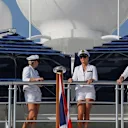 Girls on boat at Formula One World Championship, Rd19, Abu Dhabi Grand Prix, Qualifying, Yas Marina Circuit, Abu Dhabi, UAE, Saturday 28 November 2015. © Sutton Motorsport Images