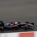 Fernando Alonso (ESP) McLaren MP4-30 at Formula One World Championship, Rd19, Abu Dhabi Grand Prix, Qualifying, Yas Marina Circuit, Abu Dhabi, UAE, Saturday 28 November 2015. © Sutton Motorsport Images