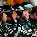 Mercedes AMG F1 mechanics at Formula One World Championship, Rd19, Abu Dhabi Grand Prix, Race, Yas Marina Circuit, Abu Dhabi, UAE, Sunday 29 November 2015. © Sutton Motorsport Images