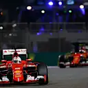 Sebastian Vettel (GER) Ferrari SF15-T at Formula One World Championship, Rd19, Abu Dhabi Grand Prix, Race, Yas Marina Circuit, Abu Dhabi, UAE, Sunday 29 November 2015. © Sutton Motorsport Images