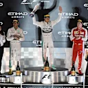 Podium ceremony at Formula One World Championship, Rd19, Abu Dhabi Grand Prix, Race, Yas Marina Circuit, Abu Dhabi, UAE, Sunday 29 November 2015. © Sutton Motorsport Images