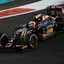 Romain Grosjean (FRA) Lotus E23 Hybrid at Formula One World Championship, Rd19, Abu Dhabi Grand Prix, Race, Yas Marina Circuit, Abu Dhabi, UAE, Sunday 29 November 2015. © Sutton Motorsport Images