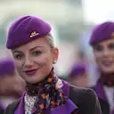 Grid girl at Formula One World Championship, Rd19, Abu Dhabi Grand Prix, Race, Yas Marina Circuit, Abu Dhabi, UAE, Sunday 29 November 2015. © Sutton Motorsport Images