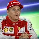 Kimi Raikkonen (FIN) Ferrari in the press conference at Formula One World Championship, Rd19, Abu Dhabi Grand Prix, Race, Yas Marina Circuit, Abu Dhabi, UAE, Sunday 29 November 2015. © Sutton Motorsport Images
