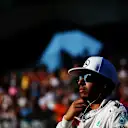 Lewis Hamilton (GBR) Mercedes AMG F1 on the drivers parade at Formula One World Championship, Rd19, Abu Dhabi Grand Prix, Race, Yas Marina Circuit, Abu Dhabi, UAE, Sunday 29 November 2015. © Sutton Motorsport Images