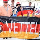 Sebastian Vettel (GER) Ferrari fans at Formula One World Championship, Rd19, Abu Dhabi Grand Prix, Preparations, Yas Marina Circuit, Abu Dhabi, UAE, Thursday 26 November 2015. © Sutton Motorsport Images