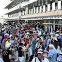 Fans in pit lane at Formula One World Championship, Rd19, Abu Dhabi Grand Prix, Preparations, Yas Marina Circuit, Abu Dhabi, UAE, Thursday 26 November 2015. © Sutton Motorsport Images