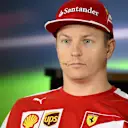 Kimi Raikkonen (FIN) Ferrari in the press conference at Formula One World Championship, Rd19, Abu Dhabi Grand Prix, Preparations, Yas Marina Circuit, Abu Dhabi, UAE, Thursday 26 November 2015. © Sutton Motorsport Images