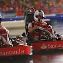 Sebastian Vettel (GER) Ferrari karting at a Santander event at Formula One World Championship, Rd19, Abu Dhabi Grand Prix, Preparations, Yas Marina Circuit, Abu Dhabi, UAE, Thursday 26 November 2015. © Sutton Motorsport Images