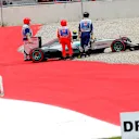 Nico Rosberg (GER) Mercedes AMG F1 after spinning in Q3 at Formula One World Championship, Rd8, Austrian Grand Prix, Qualifying, Spielberg, Austria, Saturday 20 June 2015. © Sutton Motorsport Images