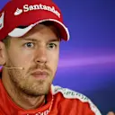Sebastian Vettel (GER) Ferrari during the Qualifying Press Conference at Formula One World Championship, Rd8, Austrian Grand Prix, Qualifying, Spielberg, Austria, Saturday 20 June 2015. © Sutton Motorsport Images