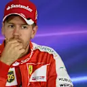 Sebastian Vettel (GER) Ferrari during the Qualifying Press Conference at Formula One World Championship, Rd8, Austrian Grand Prix, Qualifying, Spielberg, Austria, Saturday 20 June 2015. © Sutton Motorsport Images