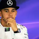 Lewis Hamilton (GBR) Mercedes AMG F1 during the Qualifying Press Conference at Formula One World Championship, Rd8, Austrian Grand Prix, Qualifying, Spielberg, Austria, Saturday 20 June 2015. © Sutton Motorsport Images