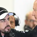 Fernando Alonso (ESP) McLaren and Ron Dennis (GBR) McLaren Executive Chairman at Formula One World Championship, Rd8, Austrian Grand Prix, Qualifying, Spielberg, Austria, Saturday 20 June 2015. © Sutton Motorsport Images