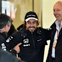 Fernando Alonso (ESP) McLaren and Ron Dennis (GBR) McLaren Executive Chairman at Formula One World Championship, Rd8, Austrian Grand Prix, Qualifying, Spielberg, Austria, Saturday 20 June 2015. © Sutton Motorsport Images