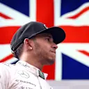 Lewis Hamilton (GBR) Mercedes AMG F1 celebrates on the podium at Formula One World Championship, Rd8, Austrian Grand Prix, Race, Spielberg, Austria, Sunday 21 June 2015. © Sutton Motorsport Images