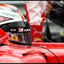 Kimi Raikkonen (FIN) Ferrari SF15-T on the grid at Formula One World Championship, Rd8, Austrian Grand Prix, Race, Spielberg, Austria, Sunday 21 June 2015. © Sutton Motorsport Images