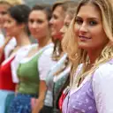 Grid Girls at the drivers parade at Formula One World Championship, Rd8, Austrian Grand Prix, Race, Spielberg, Austria, Sunday 21 June 2015. © Sutton Motorsport Images