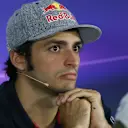 Carlos Sainz jr (ESP) Scuderia Toro Rosso in the press conference at Formula One World Championship, Rd8, Austrian Grand Prix, Preparations, Spielberg, Austria, Thursday 18 June 2015. © Sutton Motorsport Images