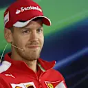 Sebastian Vettel (GER) Ferrari in the press conference at Formula One World Championship, Rd8, Austrian Grand Prix, Preparations, Spielberg, Austria, Thursday 18 June 2015. © Sutton Motorsport Images