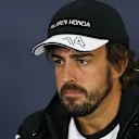 Fernando Alonso (ESP) McLaren in the press conference at Formula One World Championship, Rd8, Austrian Grand Prix, Preparations, Spielberg, Austria, Thursday 18 June 2015. © Sutton Motorsport Images