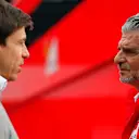Maurizio Arrivabene (ITA) Ferrari Team Principal and Toto Wolff (AUT) Mercedes AMG F1 Director of Motorsport at Formula One World Championship, Rd8, Austrian Grand Prix, Preparations, Spielberg, Austria, Thursday 18 June 2015. © Sutton Motorsport Images