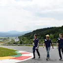 Felipe Nasr (BRA) Sauber walk the track at Formula One World Championship, Rd8, Austrian Grand Prix, Preparations, Spielberg, Austria, Thursday 18 June 2015. © Sutton Motorsport Images