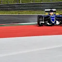 Raffaele Marciello (ITA) Sauber C34 runs wide at Formula One Testing, Day One, Spielberg, Austria, Tuesday 23 June 2015. © Sutton Motorsport Images