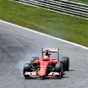 Esteban Gutierrez (MEX) Ferrari Test and Reserve Driver locks up at Formula One Testing, Day Two, Spielberg, Austria, Wednesday 24 June 2015. © Sutton Motorsport Images