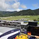 Team motorhomes in the paddock at Formula One Testing, Day Two, Spielberg, Austria, Wednesday 24 June 2015. © Sutton Motorsport Images